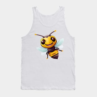 Adorable Smiling Wasp Tank Top